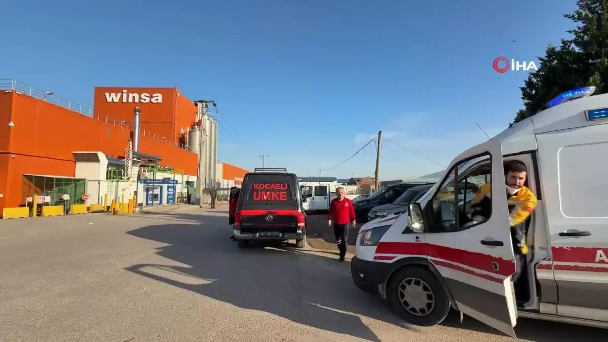 Kocaeli’de Fabrikada Kimyasal Kaza