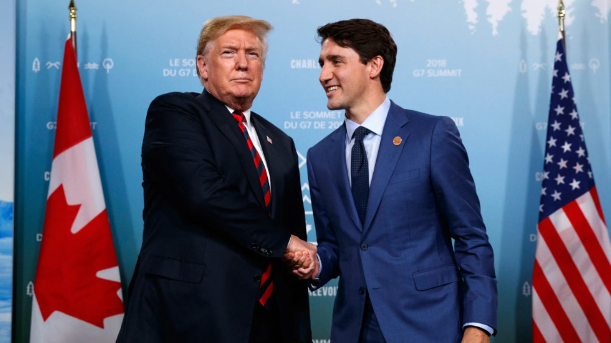 Donald Trump’tan ek gümrük vergisini eleştiren Justin Trudeau’ya şok cevap