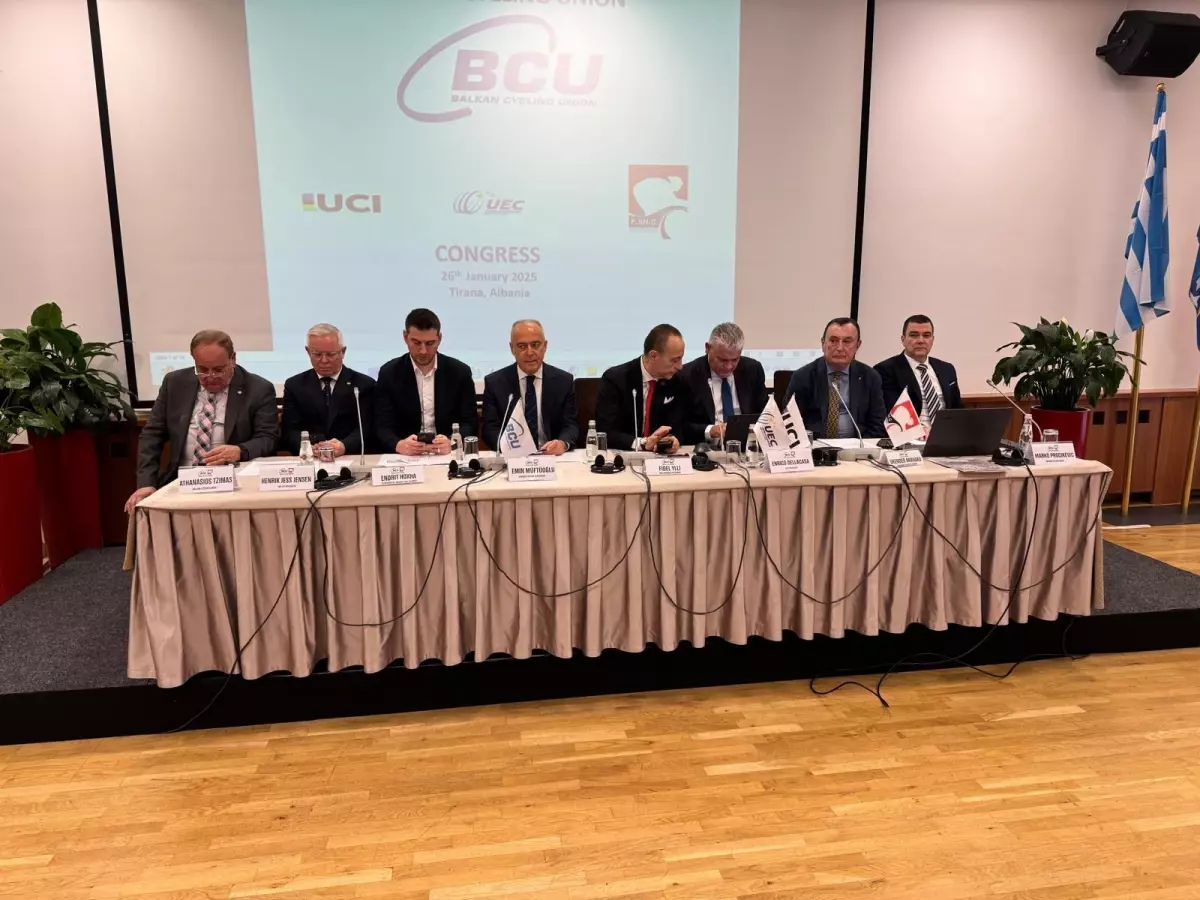 Emin Müftüoğlu, Balkan Bisiklet Birliği Başkanlığı’na Yeniden Seçildi